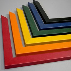Frame corners in 6 colors.